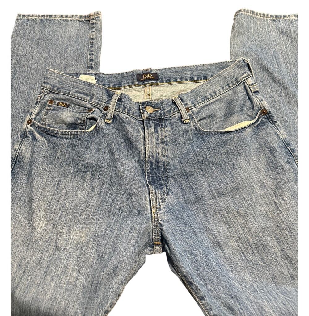 Polo Ralph Lauren Original RL Quality Straight Jeans, Light Wash, Men's 32x32